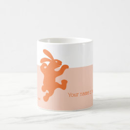 Orangish Oranje Rabbit! Mok
