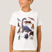 ORANGOSAURUS CHART T-SHIRT (Voorkant)