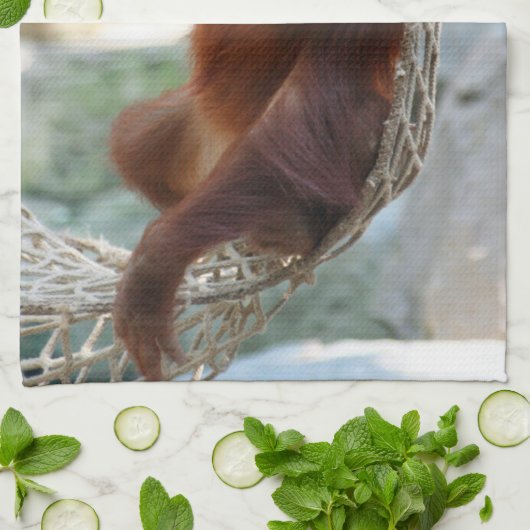 OrangUtan 001 Theedoek (Gevouwen)