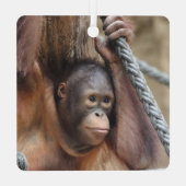 OrangUtan 002 Metalen Ornament (Achterkant)