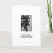 Orangutan#8-begroetend Kaart (Achterkant)