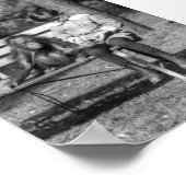 Orangutan and Boy - National Zoo Poster (Hoek)