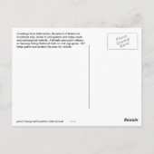 Orangutan Animal Borneo Briefkaart (Achterkant)