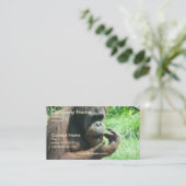 Orangutan Ape Visitekaartje (Staand voorkant)