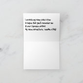 Orangutan Appreciation Day Tribute Kaart (Binnen)