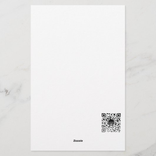 Orangutan Baby Briefpapier (Achterkant)