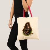 Orangutan Baby en Butterfly Tote Bag (Voorkant (product))