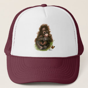 Orangutan Baby en Butterfly Trucker Pet