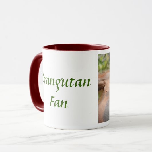 Orangutan Baby in Borneo Mok (Voorkant links)