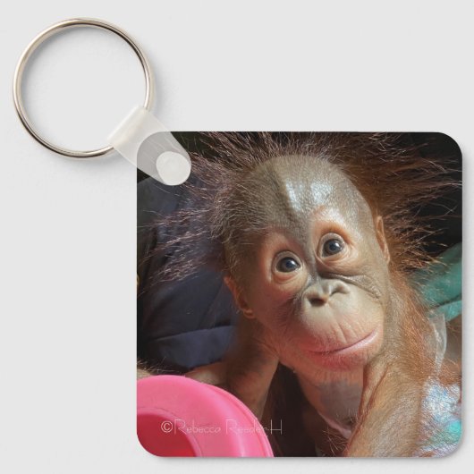 Orangutan Baby Sleutelhanger (Voorkant)