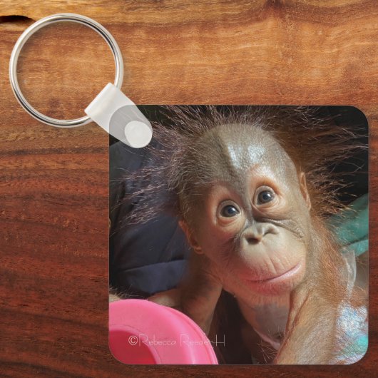 Orangutan Baby Sleutelhanger (Voorkant)