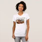 Orangutan & Borneo Oerwoud Wildlife-supporter T-sh T-shirt (Voorkant volledig)