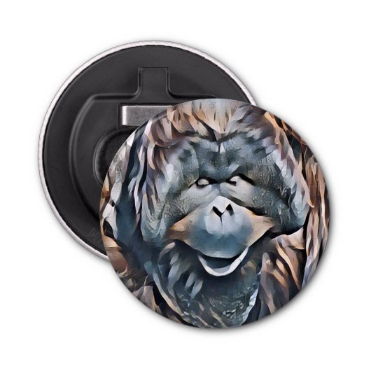 ORANGUTAN BUTTON FLESOPENER (Voorkant)