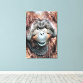 ORANGUTAN CANVAS AFDRUK (Insitu (Houten vloer))