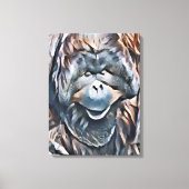 ORANGUTAN CANVAS AFDRUK (Voorkant)
