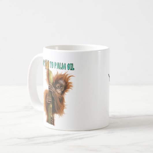 Orangutan Classic Mok 11 oz (Voorkant links)