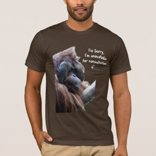 Orangutan Consultation ~Zoo Collectie T-shirt (Voorkant)