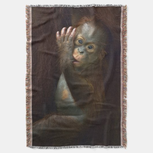 Orangutan Deken (Voorkant Verticaal)