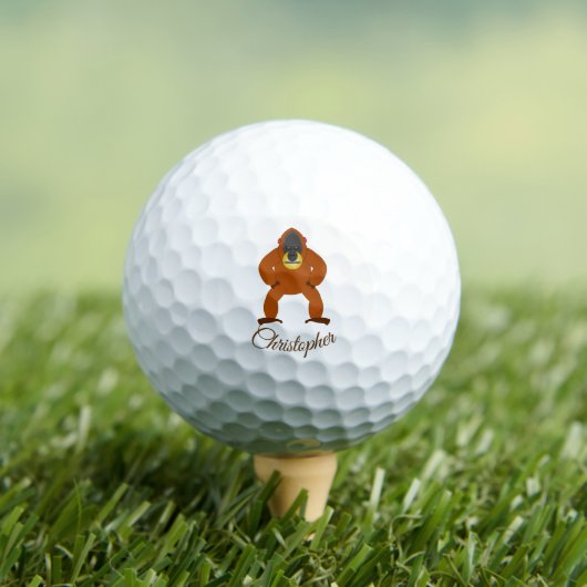Orangutan Design Golfballen (Insitu Shirt)