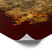 Orangutan Endangerey Wildlife Animal Decreet Poste Poster (Hoek)