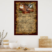 Orangutan Endangerey Wildlife Animal Decreet Poste Poster (Keuken)
