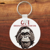 Orangutan Foundation International Sleutelhanger (Voorkant)