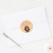 Orangutan Foundation Internationale adresetiketten Ronde Sticker (Envelop)
