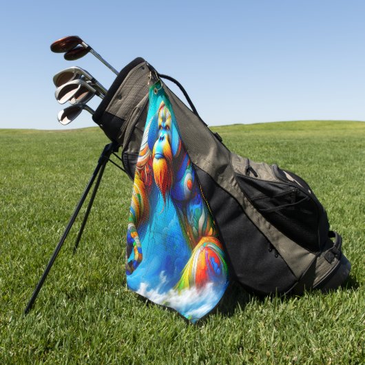 Orangutan Golfhanddoek (Groen)