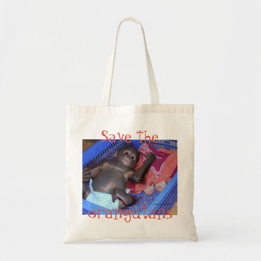 Orangutan Great Apes Tote Bag (Voorkant)