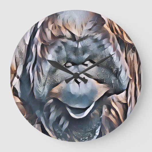 ORANGUTAN GROTE KLOK (Voorkant)