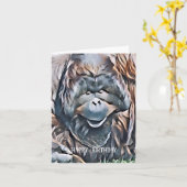 ORANGUTAN KAART (Gele Bloem)