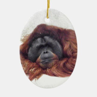 Orangutan Keramisch Ornament