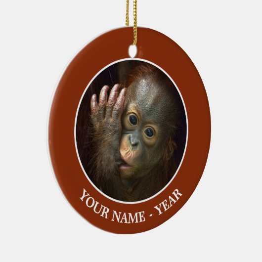 Orangutan Keramisch Ornament (Rechts)