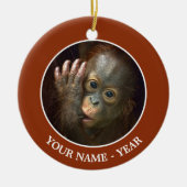 Orangutan Keramisch Ornament (Voorkant)