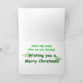 Orangutan Kerstmis Feestdagen Kaart (Binnen)