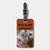 Orangutan Kiss Suitcase Identification Bagagelabel (Voorkant verticaal)