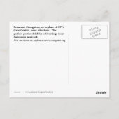 Orangutan Kisses Hallo uit Indonesië Briefkaart (Achterkant)