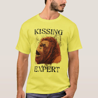 Orangutan Kissingexpert T-shirt