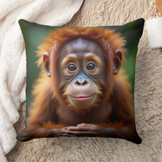 Orangutan Kussen (Deken)
