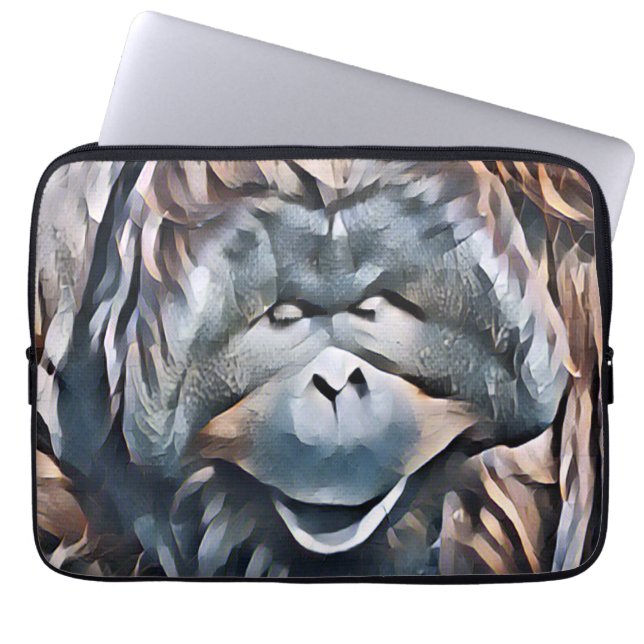 ORANGUTAN LAPTOP SLEEVE (Voorkant)