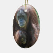 Orangutan met Baby Ornament (Links)