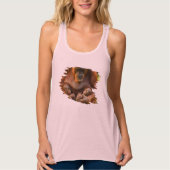 Orangutan Moeder die twee baby's houdt Tanktop (Voorkant)