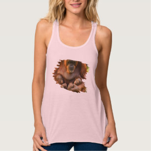Orangutan Moeder die twee baby's houdt Tanktop