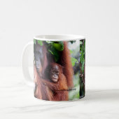 Orangutan Moeder en Baby Koffiemok (Voorkant links)