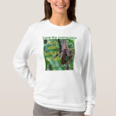Orangutan Natuur Borneo T-shirt (Voorkant)