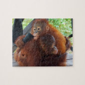 Orangutan Oerwoud Hugs Legpuzzel (Horizontaal)