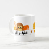 Orangutan Personalized Oerwoud Koffiemok (Voorkant links)
