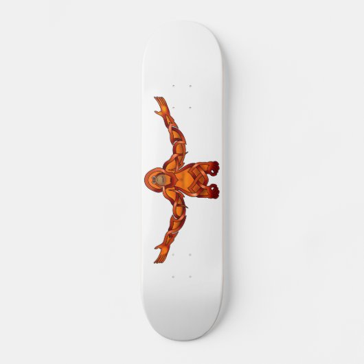Orangutan Persoonlijk Skateboard (Voorkant)
