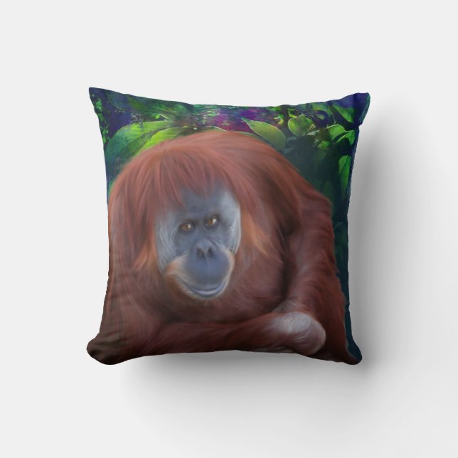 Orangutan Pillow Kussen (Voorkant)