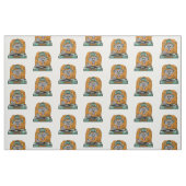 Orangutan Platenspeler Stof (Fat Quarter)